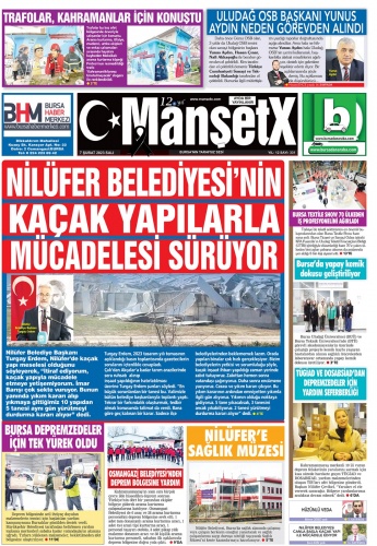 ManşetX Gazetesi'nin 331. Şubat Sayısının #Bursa ve #Ankara sayıları çıktı.