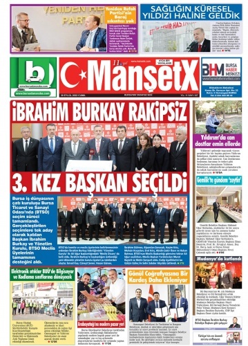 ManşetX Gazetesi'nin 12. yılında 327. sayısı olan Bursa ve Ankara sayısı çıktı sizlerle .