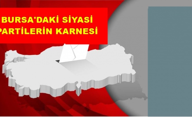 BURSA'DAKİ SİYASİ PARTİLERİN KARNESİ