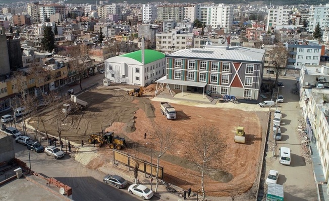 Adıyaman'da depremzede esnaf için "prefabrik çarşı" kuruluyor