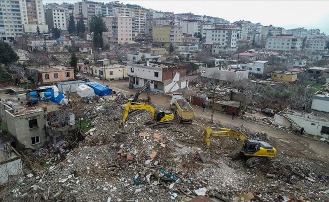 Pazarcık'ta yıkımın yüzde 60'ı tamamlandı, enkazın yüzde 35'i kaldırıldı