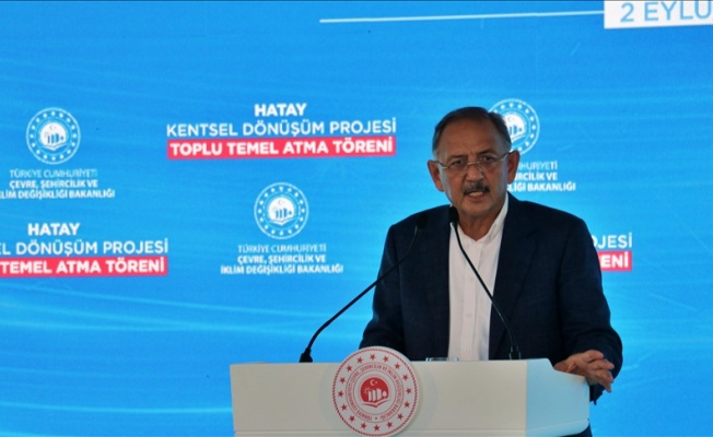 Bakan Özhaseki: Bakanlık olarak başladığımız toplam inşaat sayısı bugün itibarıyla 200 bini buluyor