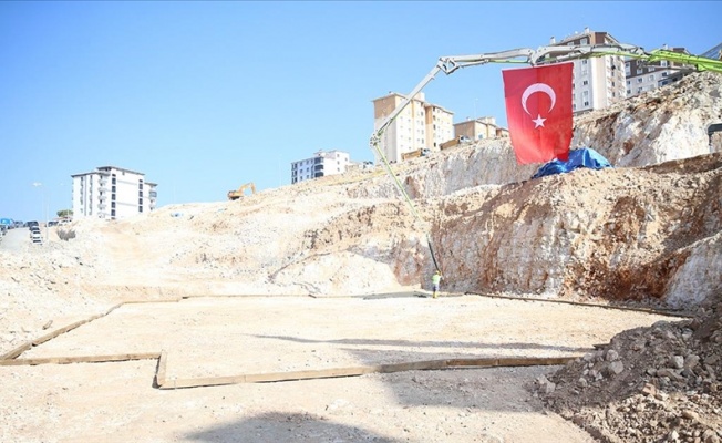 Malatya'da 400 sosyal konutun temeli atıldı