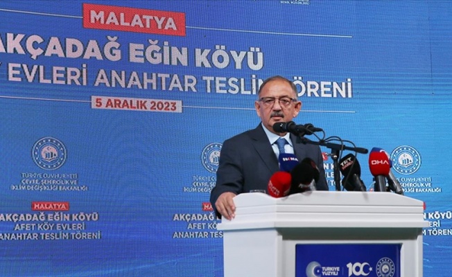 Deprem bölgesinde 22 bin konutun daha temeli atıldı