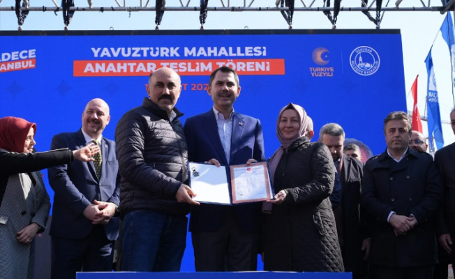 Murat Kurum: Sadece Üsküdar'da 15 bin konut dönüştürdük