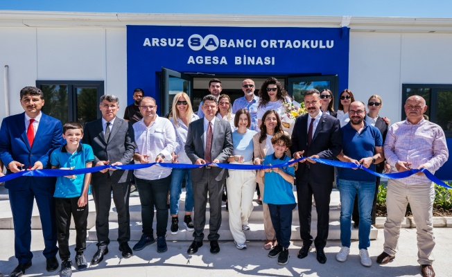 Arsuz Sabancı Ortaokulu AgeSA Binası  Hatay’a Kazandırıldı