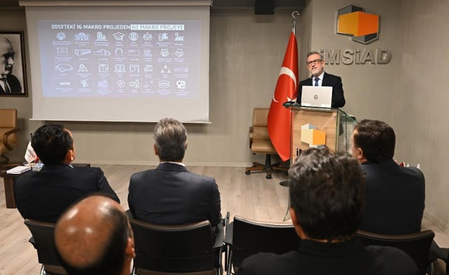 BTSO Yönetim Kurulu Başkanı İbrahim Burkay İMSİAD Üyeleri ile Buluştu