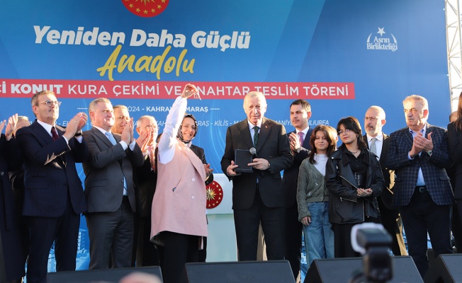 155 Bininci Konut Kura Çekimi ve Anahtar Teslim Töreni gerçekleştirildi