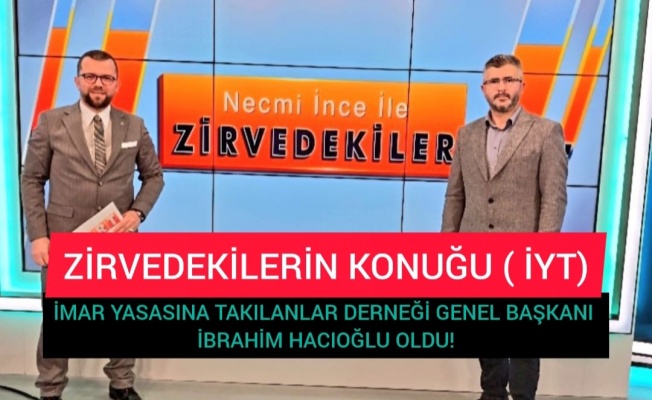 ZİRVEDEKİLER programının bu haftaki konuğu İBRAHİM HACIOĞLU oldu!
