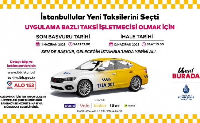 150 YENİ TAKSİ PLAKASI İÇİN İHALEYE ÇIKILACAK