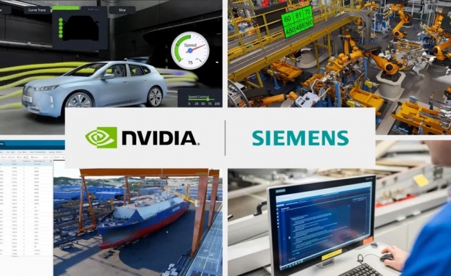 Siemens ve NVIDIA, üretimde yapay zeka yeteneklerinin hızları için ortaklıklarını genişletiyor
