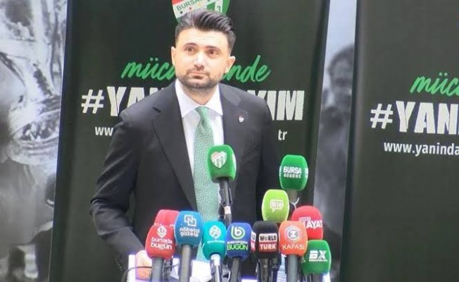 Bursaspor Başkanı Enes Çelik’ten Tema 16 iddialarına  açıklık getirdi!