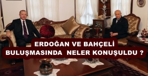 ERDOĞAN VE BAHÇELİ BULUŞMASINDA NELER KONUŞULDU?