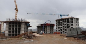 TOKİ'nin İslahiye'deki deprem konutları projesinde 5 blok tamamlanıyor