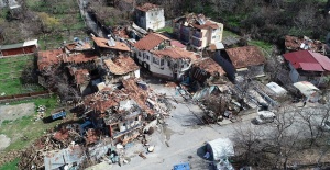 Yeşilyurt'ta 90 konak depremlerde hasar gördü