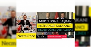 NECMİ İNCE YAZDI;MHP İL BAŞKANI CİHANGİR KALKANCI NEDEN GÖREVDEN ALINDI?