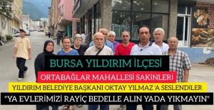 Bursa Yıldırım İlçesi Ortabağlar Mahallesi sakinleri haklarını arıyorlar!