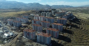 Malatya Doğanşehir'de deprem konutlarından 350'si teslimata hazırlanıyor