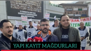 İYT. DERNEĞİ BAŞKANI İBRAHİM HACIOĞLU:"YAPI KAYIT MAĞDURLARI MECLİSTEN YASA ÇIKMASINI BEKLİYOR!"