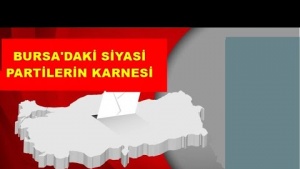 BURSA'DAKİ SİYASİ PARTİLERİN KARNESİ