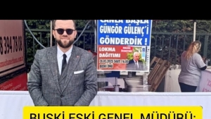 BUSKİ ESKİ GENEL MÜDÜRÜ CANLA BAŞLA GÜNGÖR GÜLENÇ'İ GÖNDERDİK LOKMASI DAĞITILDI!